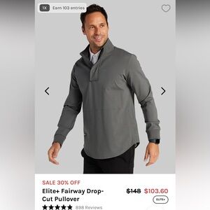BYLT Basics Elite+ Fairway Drop-Cut Pullover
